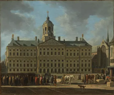 Het stadhuis op de Dam in Amsterdam