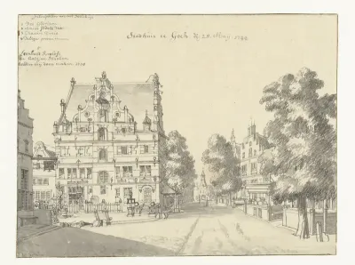 Het stadhuis te Goch