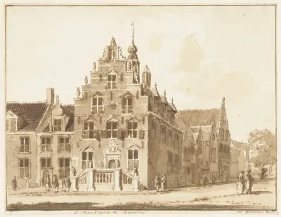Het stadhuis van Buren