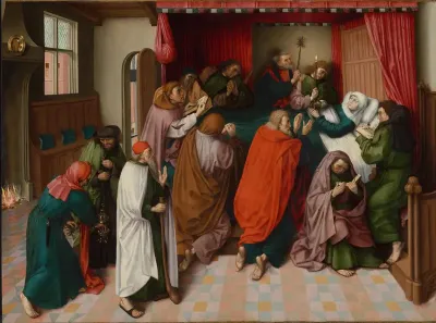 Het sterfbed van Maria