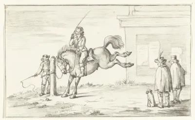 Het temmen van een paard