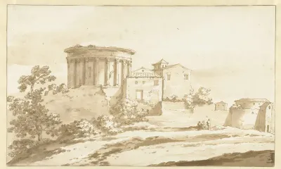 Het tempeltje van de Sibylle te Tivoli