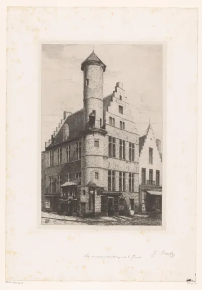 Het Toreken aan de Vrijdagmarkt te Gent