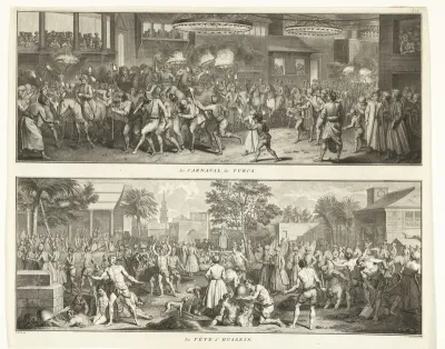 Het turkse carnaval /  Het feest van de martelaarsdood van Hussein