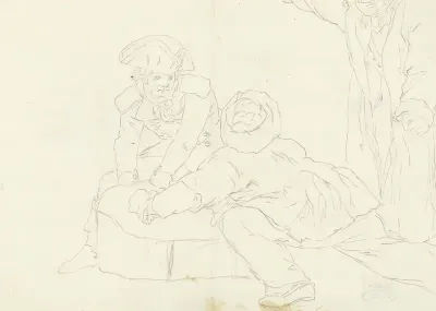 Het vertrek van Willem V naar Engeland, 18 januari 1795