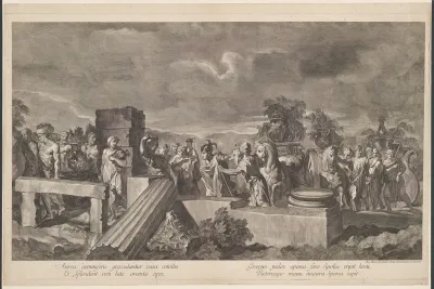 Het wegvoeren van oorlogsbuit