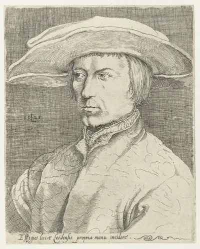 Het zogenaamde zelfportret van Lucas van Leyden