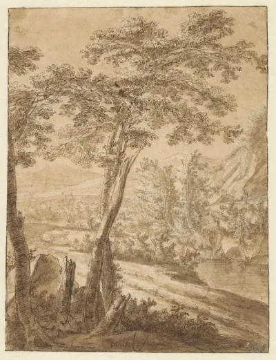 Heuvelachtig landschap