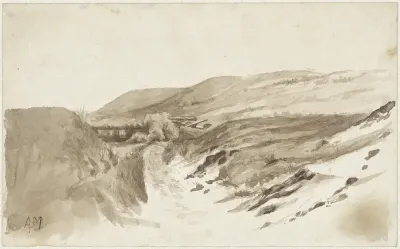 Heuvelachtig landschap