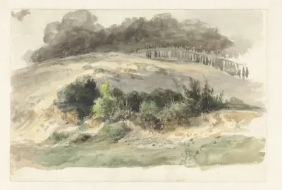 Heuvelachtig landschap