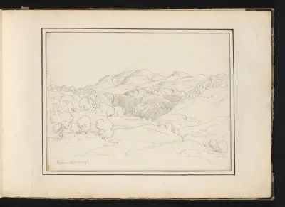 Heuvelachtig landschap te Belmonte