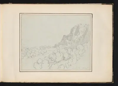 Heuvelachtig landschap te Scandriglia