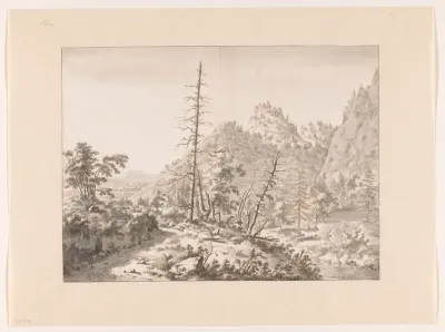 Heuvellandschap in de omgeving van Grenoble