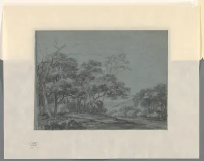 Heuvellandschap met bomen