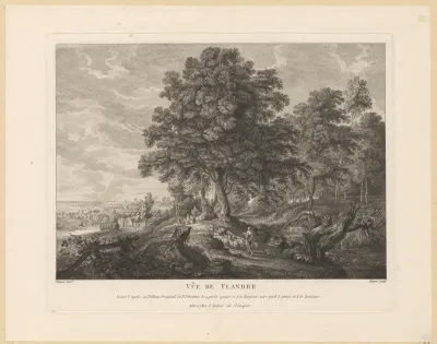 Heuvellandschap met herders