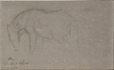 Hevonen. Todenmäköisesti n. 1910.