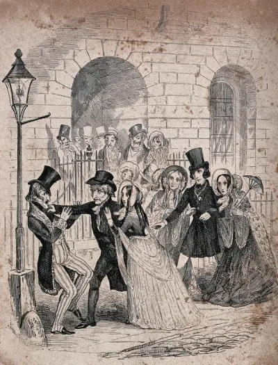 Hicks Hall, Session House, Clerkenwell: a man is recognized outside the court