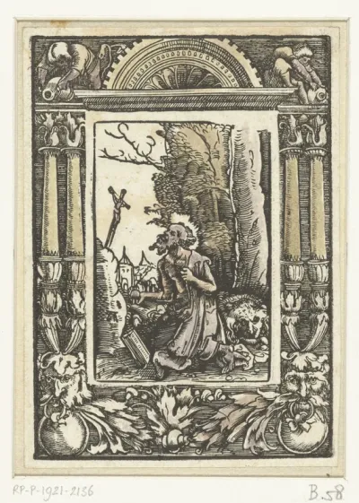 Hieronymus in de woestijn