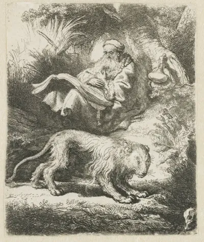 Hieronymus lezend