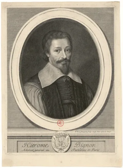 Hierosme Bignon Advocat general au Parlement de Paris. Van Schuppen sculp. 1695