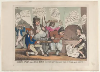 High Fun for John Bull, or the Republicans Put to their Last Shift
