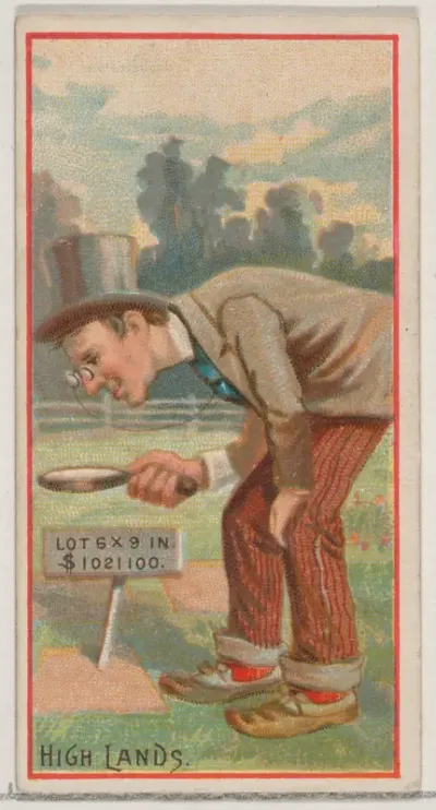 High Lands, from the Jokes series (N87) for Duke brand cigarettes