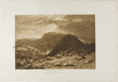 Hind Head Hill, plate 25 from Liber Studiorum