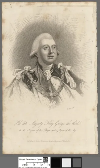 His late majesty King George the third in the 35th year of his reign and 57th year of his age