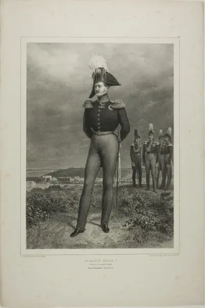 His Majesty Nicolas I, Emperor of all Russia, Camp Vosnessensk, October 6, 1837