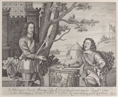 His most Sacred Majesty King Charles the first giving his Royal Orders to his Secretary of War, Sir Edward Walker, Knight, concerning the great Rebellion