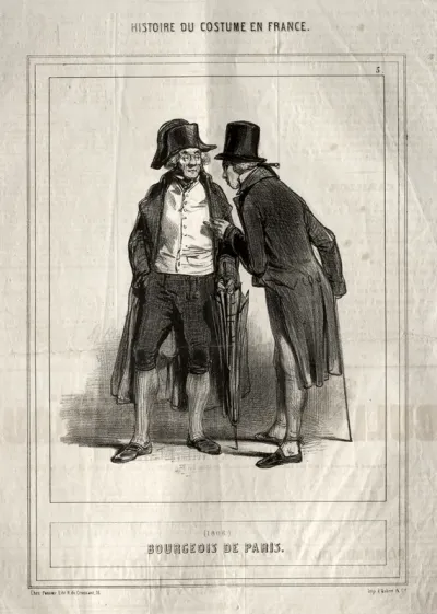 Histoire du Costume en France:  Bourgeois de Paris