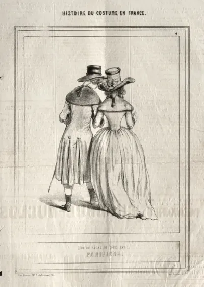 Histoire du Costume en France:  Parisiens