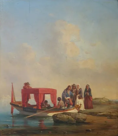 Historic scene from the 17th century.