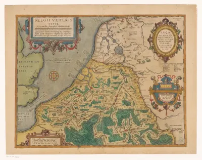 Historische kaart van de Nederlanden