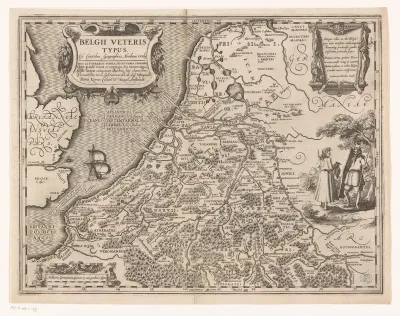 Historische kaart van de Nederlanden
