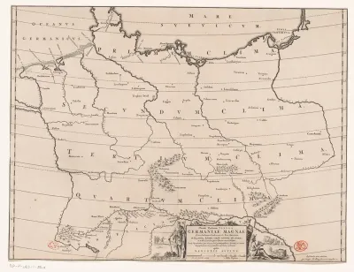 Historische kaart van Duitsland