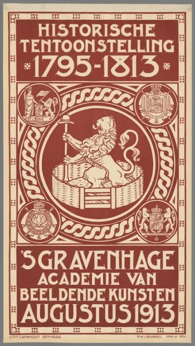 Historische Tentoonstelling 1795-1913. 's-Gravenhage Academie van Beeldende Kunsten augustus 1913.