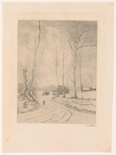 Hiver à Auderghem (Belgique)