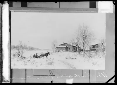 Hjalmar Munsterhjelm: "Iltapäivä talvella" vuodelta 1885