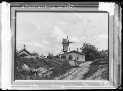 Hjalmar Munsterhjelm: "Loviisan myllymäki", ajoitus n. 1883-1889