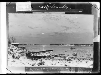 Hjalmar Munsterhjelm: "Marraskuun ilta (Marraskuussa)" vuodelta 1891