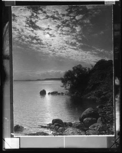 Hjalmar Munsterhjelm: "Ranta kuutamolla" n. vuodelta 1890