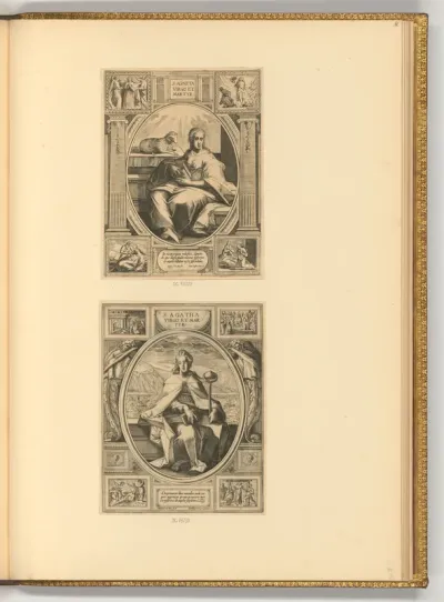 Hl. Agnetha; Hl. Agatha
