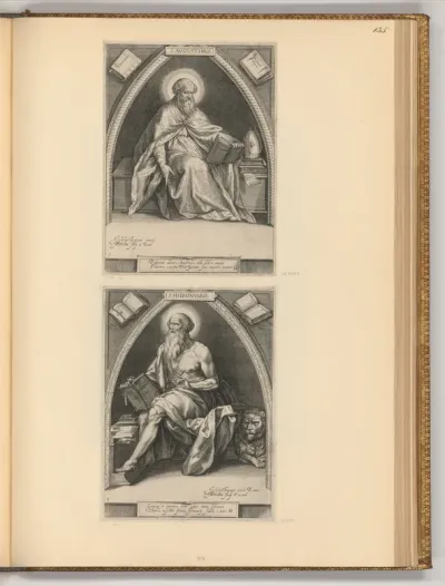 Hl. Augustinus; Hl. Hieronymus