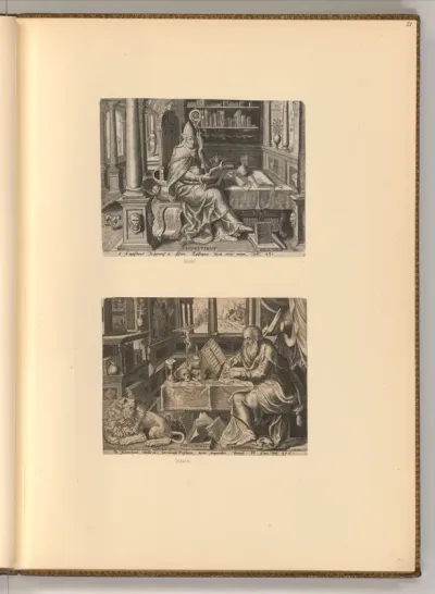 Hl. Augustinus; Hl. Hieronymus