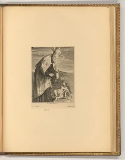 Hl. Augustinus und der Knabe am Meer