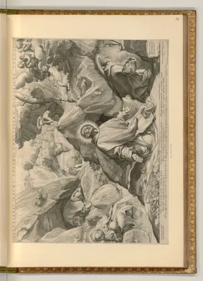 Hl. Bruno mit Gefährten des Kartäuserordens in der Einsiedelei