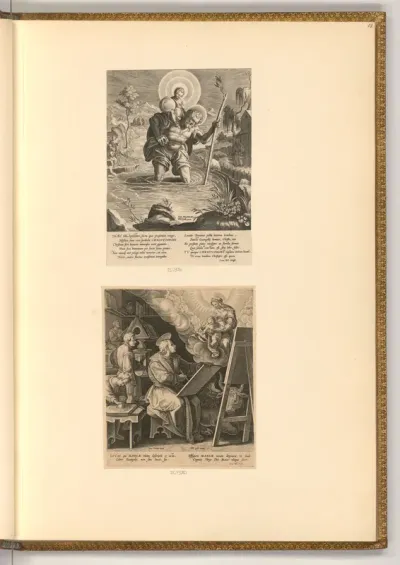 Hl. Christophorus; Evangelist Lukas