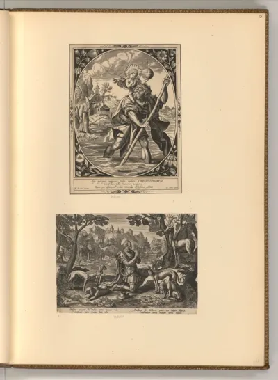 Hl. Christophorus; Hl. Hubertus
