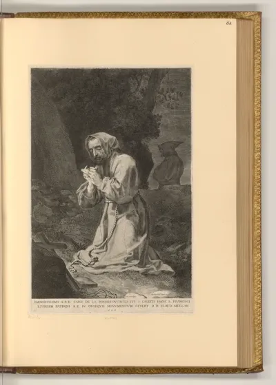 Hl. Franz von Assisi in Meditation